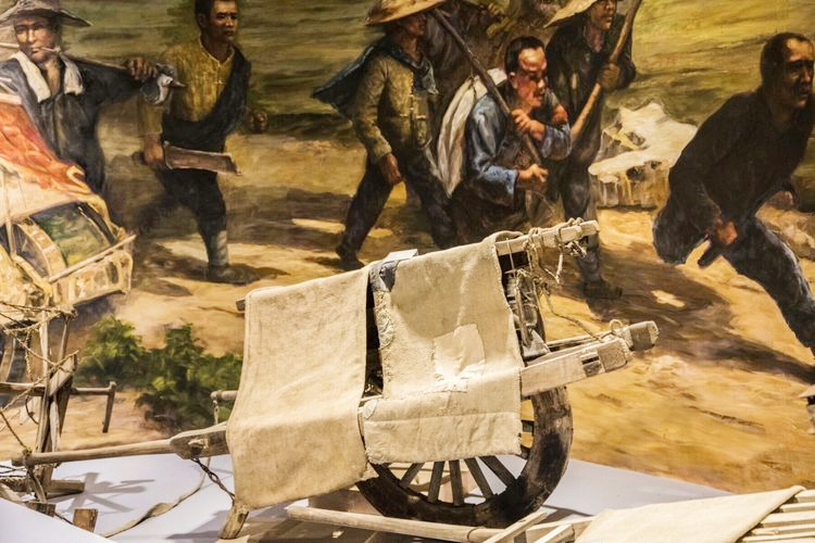 老百姓支前場景