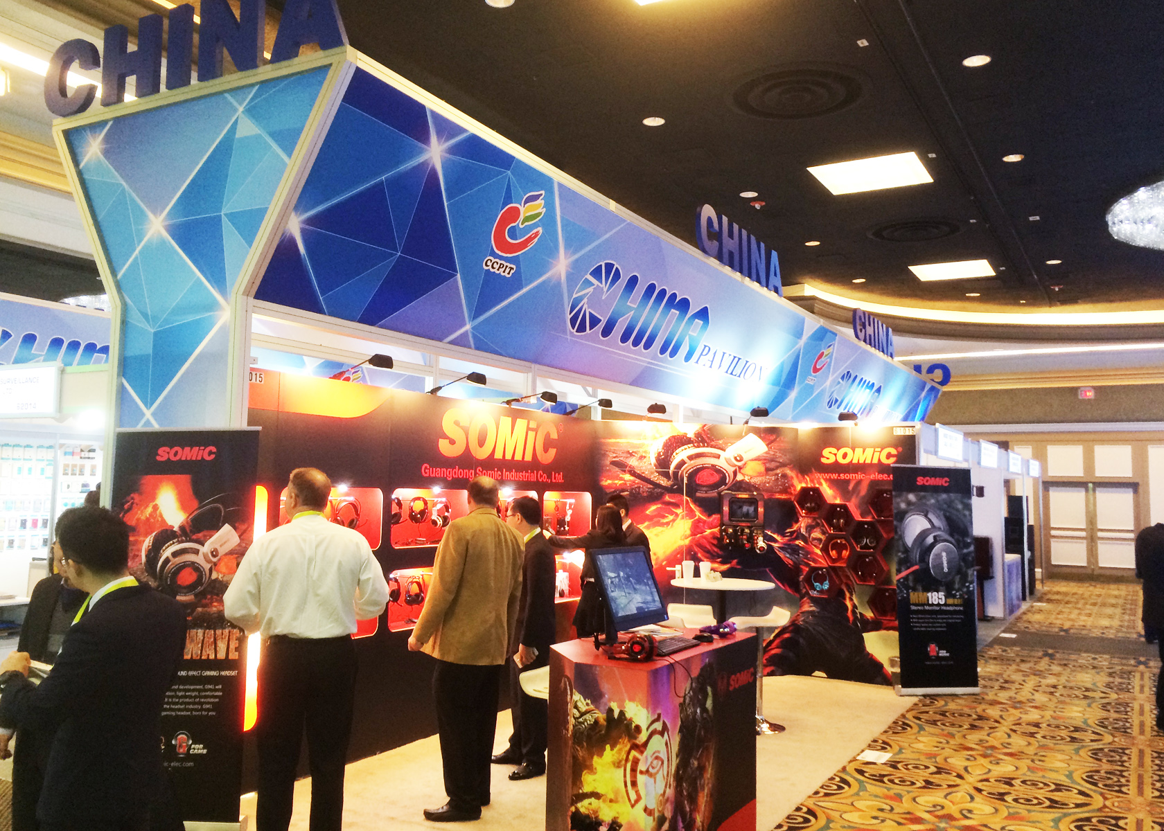 貿促會組織中國企業參加美國拉斯維加斯國際消費類電子產品展覽會