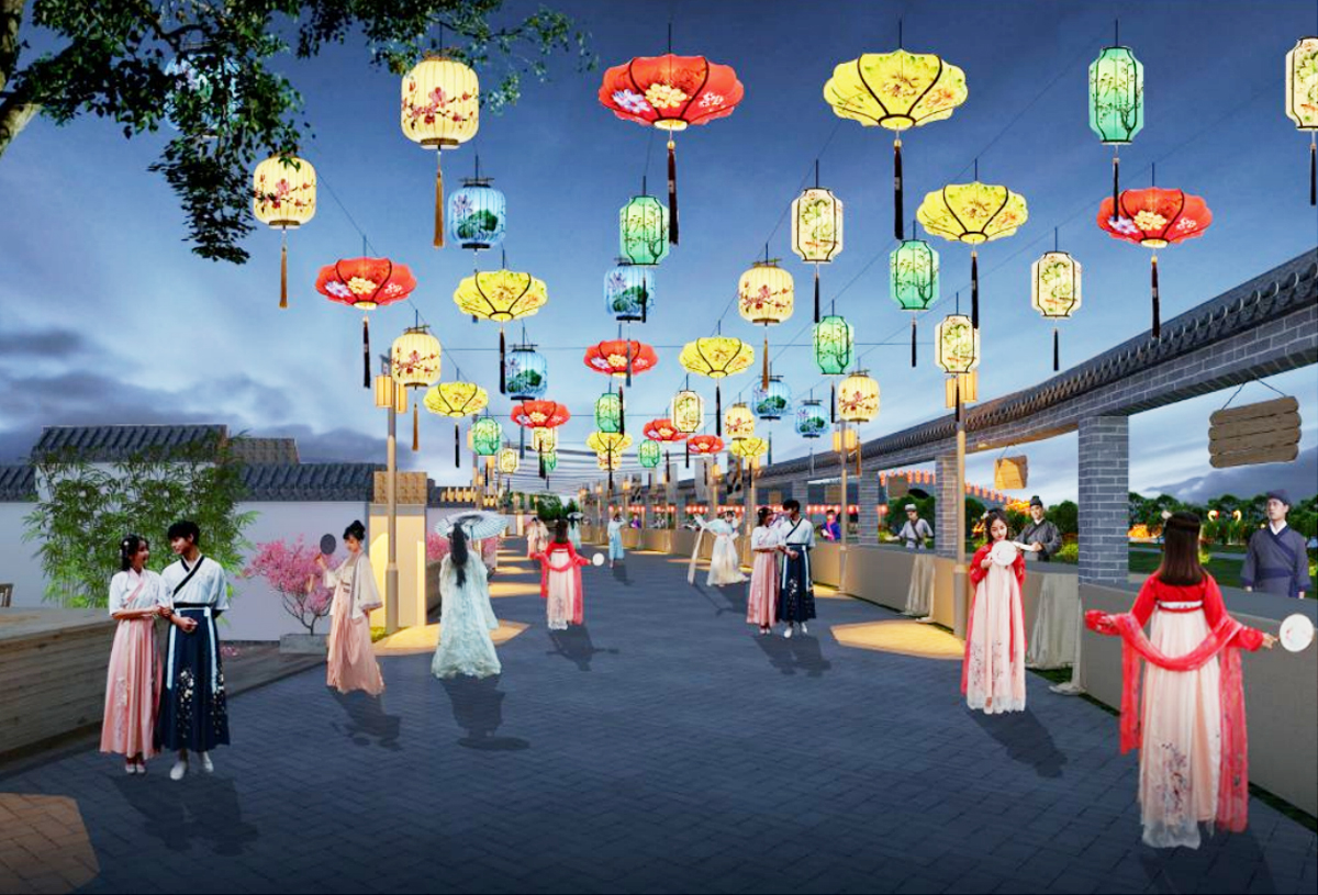 九龍匯七夕曲游園燈會主題游園活動